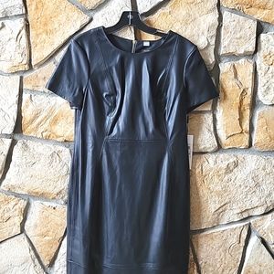 Calvin Klein ladies faux leather dress